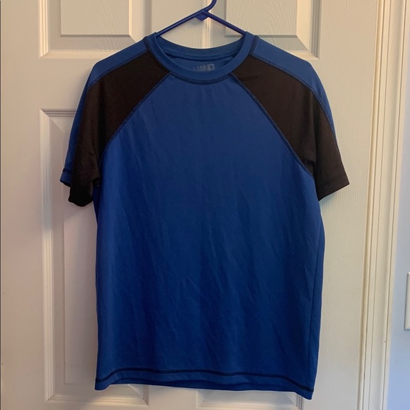 Men's Hang Ten Medium Blue and Black Swim Shirt - Picture 1 of 5
